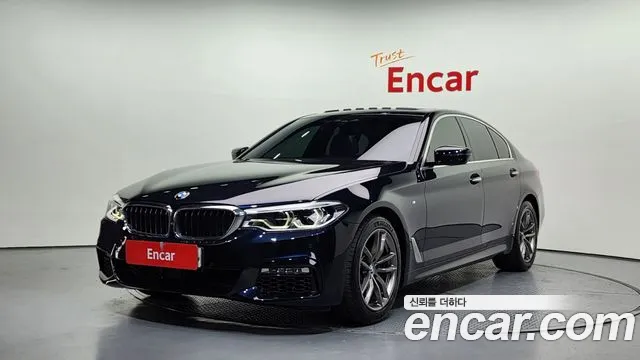 BMW 5 Series (G30) 2018 Черный из Кореи