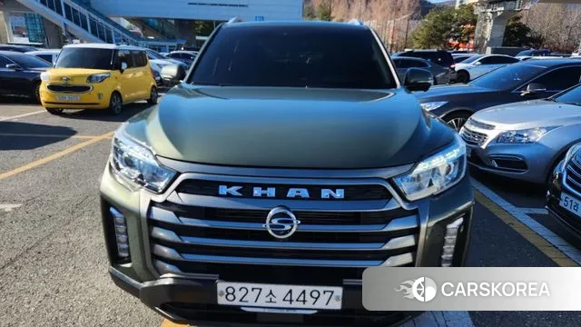 Ssangyong The New Rexton Sports Cannes 2021 Темно-зеленый из Кореи