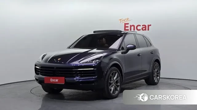Porsche Cayenne (PO536) 2019 Синий из Кореи