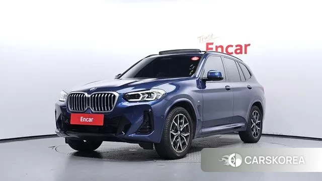 BMW X3 (G01) 2022 Синий из Кореи