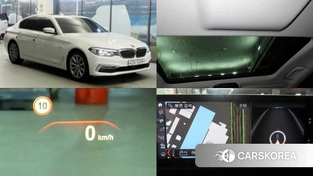 BMW 5 Series (G30) 2018 Белый из Кореи