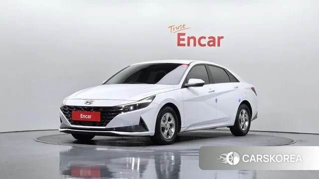 Hyundai Avante (CN7) 2021 Белый из Кореи