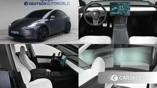 Tesla Model Y 2022 Серый из Кореи