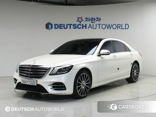 Mercedes-Benz S-Class W222 2019 Белый из Кореи