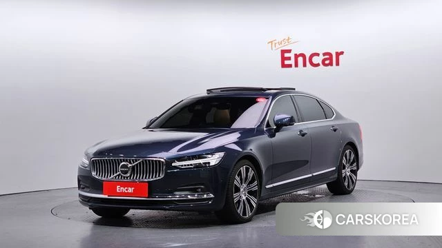 Volvo S90 2022 Синий из Кореи