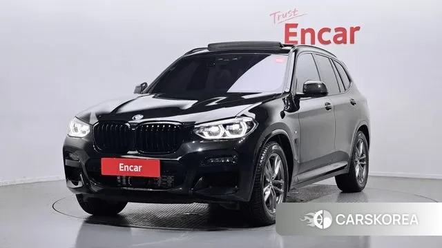BMW X3 (G01) 2021 Черный из Кореи