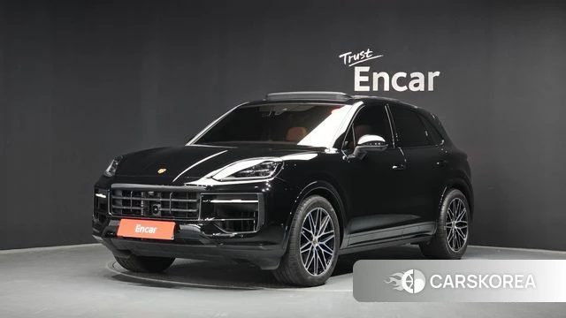 Porsche Cayenne (PO536) 2024 Черный из Кореи
