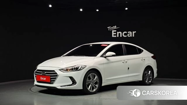 Hyundai Avante AD 2018 Белый из Кореи