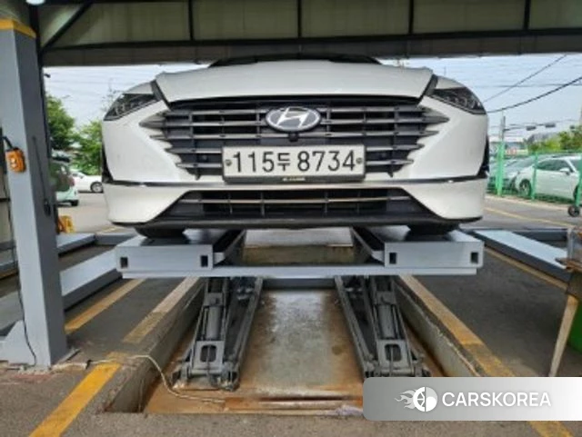 Hyundai Sonata Hybrid (DN8) 2020 Белый из Кореи