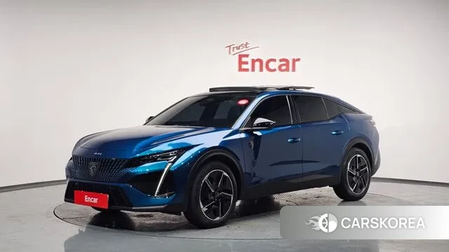 Peugeot 408 2023 Синий из Кореи