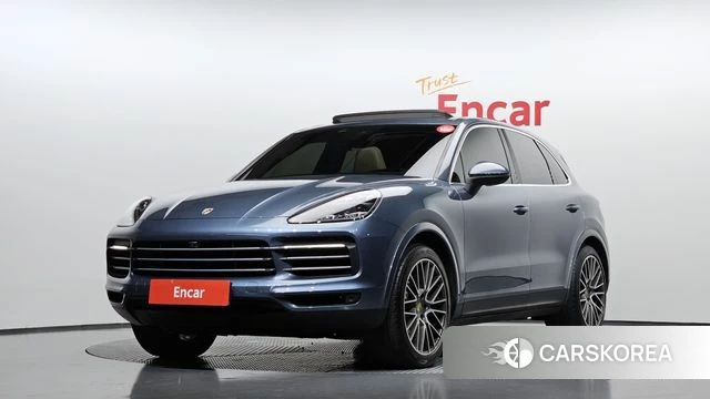 Porsche Cayenne (PO536) 2020 Синий из Кореи