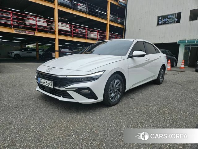 Hyundai The New Avante (CN7) 2023 Белый из Кореи