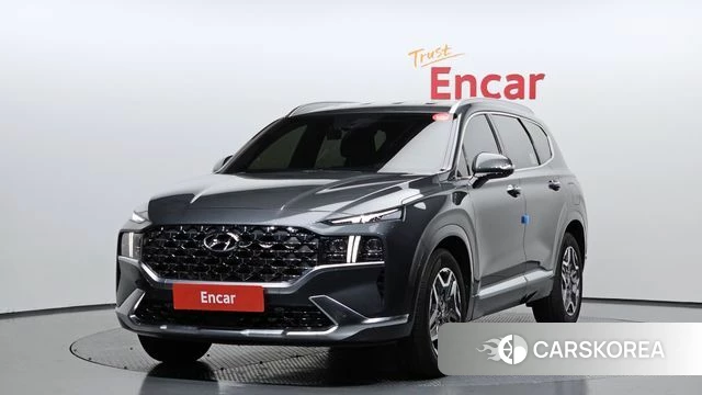 Hyundai The New Santa Fe 2021 Серый из Кореи