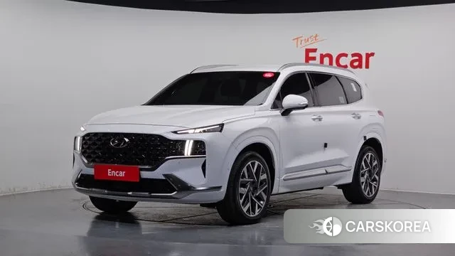 Hyundai The New Santa Fe 2021 Белый из Кореи