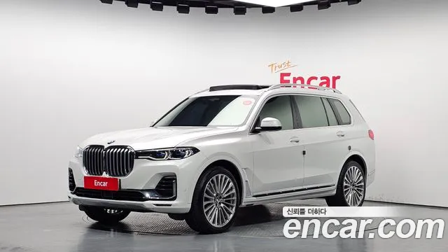 BMW X7 (G07) 2021 Белый из Кореи