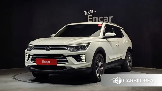Ssangyong Beautiful Korando 2021 Белый из Кореи