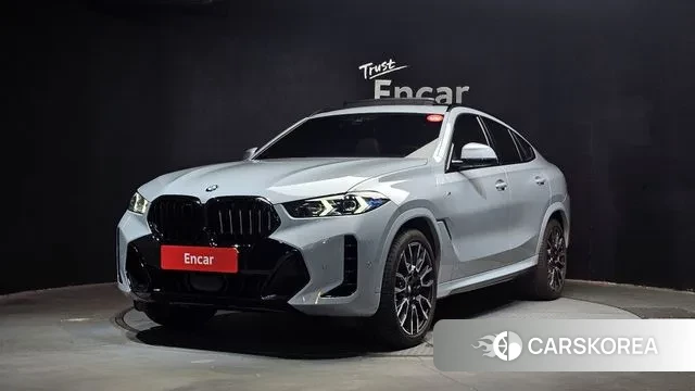 BMW X6 (G06) 2024 Светло-серебряный цвет из Кореи