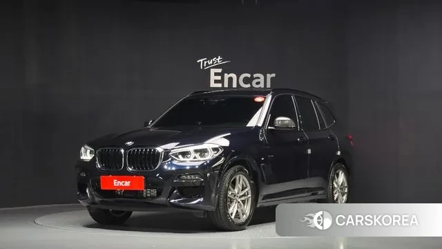 BMW X3 (G01) 2021 Черный из Кореи