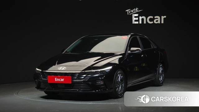Hyundai The New Avante (CN7) 2023 Черный из Кореи