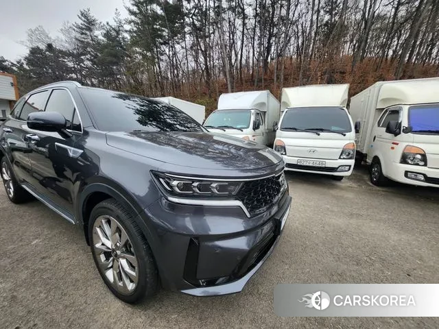 Kia Sorento 4th Generation 2021 Серебристо-серый из Кореи