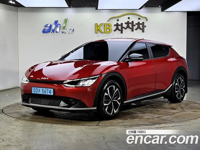 Kia EV6 2021 Красный из Кореи
