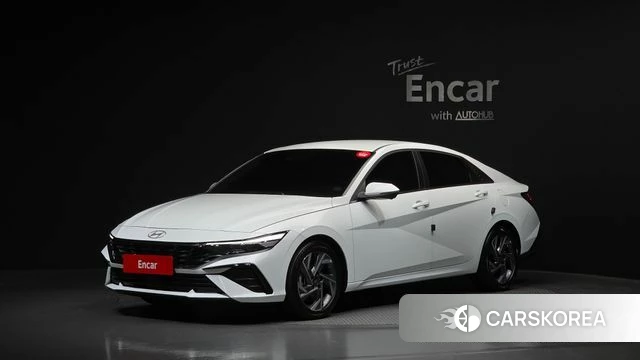 Hyundai The New Avante Hybrid (CN7) 2025 Белый из Кореи