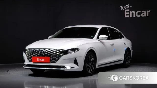 Hyundai The New Grandeur IG Hybrid 2021 Белый из Кореи