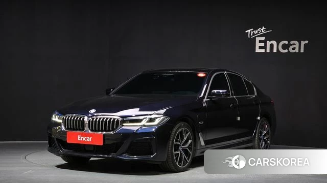 BMW 5 Series (G30) 2022 Черный из Кореи