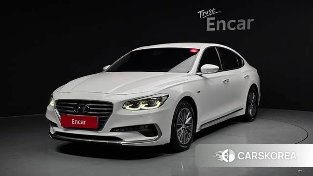 Hyundai Grandeur IG Hybrid 2018 Белый из Кореи