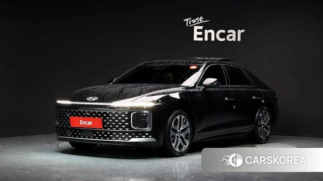 Hyundai Grandeur (GN7) 2023 Черный из Кореи