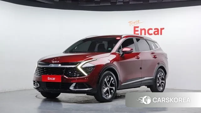 Kia Sportage 5th Generation Hybrid 2021 Красный из Кореи