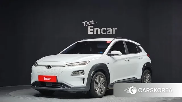 Hyundai Kona Electric 2019 Белый из Кореи