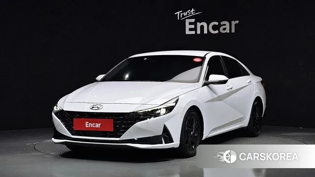 Hyundai Avante (CN7) 2020 Белый из Кореи