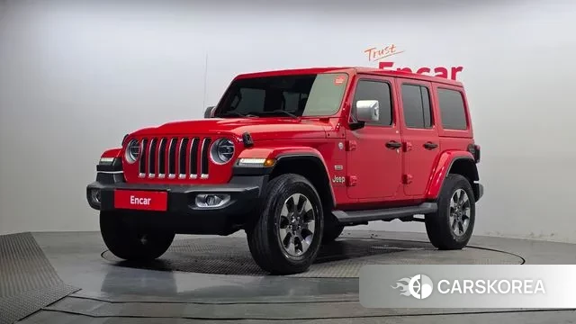 Jeep Wrangler (JL) 2019 Красный из Кореи