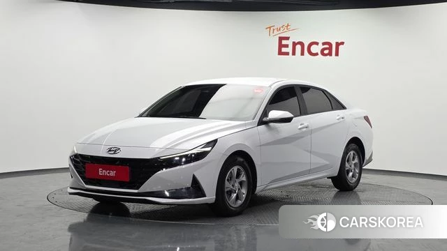 Hyundai Avante (CN7) 2021 Белый из Кореи