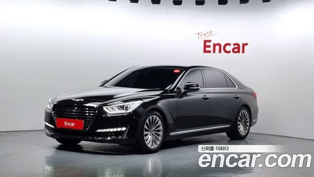 Genesis EQ900 2018 Черный из Кореи