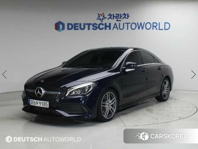 Mercedes-Benz CLA-Class C117 2018 Синий из Кореи
