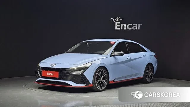 Hyundai Avante (CN7) 2022 Небесно-голубой из Кореи