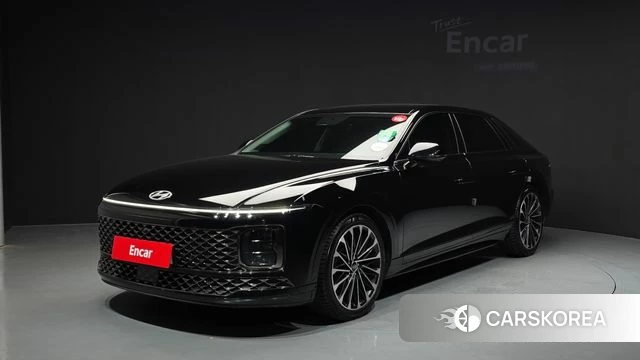 Hyundai Grandeur (GN7) 2023 Черный из Кореи