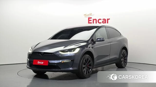 Tesla Model X 2023 Серый из Кореи