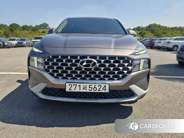 Hyundai The New Santa Fe 2023 Серый из Кореи