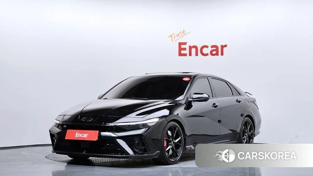 Hyundai The New Avante (CN7) 2023 Черный из Кореи