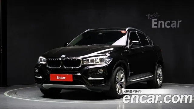 BMW X6 (F16) 2018 Черный из Кореи