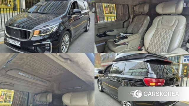 Kia The New Carnival 2019 Черный из Кореи