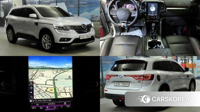 Renault Korea (Samsung) QM6 2019 Белый из Кореи