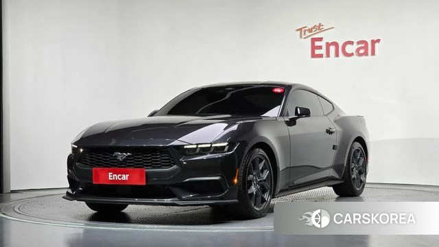 Ford Mustang 7th Generation 2024 Серый из Кореи