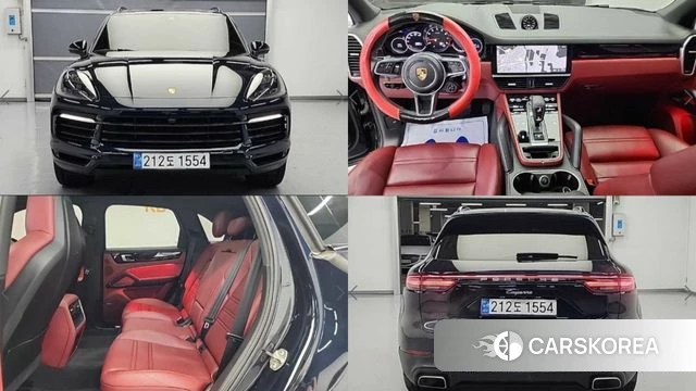 Porsche Cayenne (PO536) 2019 Черный из Кореи