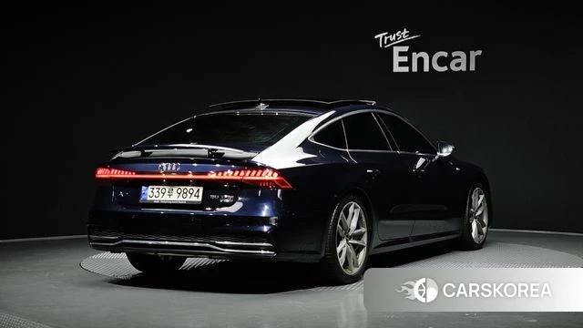 Audi A7 (4K) 2021 Синий из Кореи