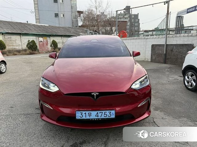 Tesla Model X 2023 Красный из Кореи