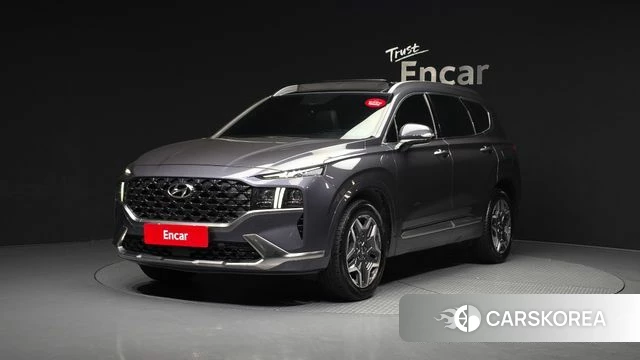 Hyundai The New Santa Fe 2022 Серый из Кореи